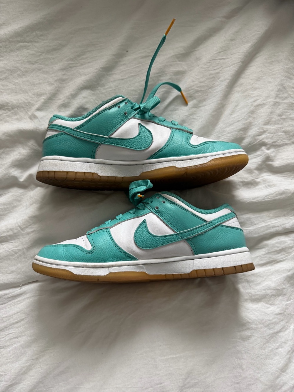 Nike Women’s Low-Top Sneakers in Teal, White, and Gum